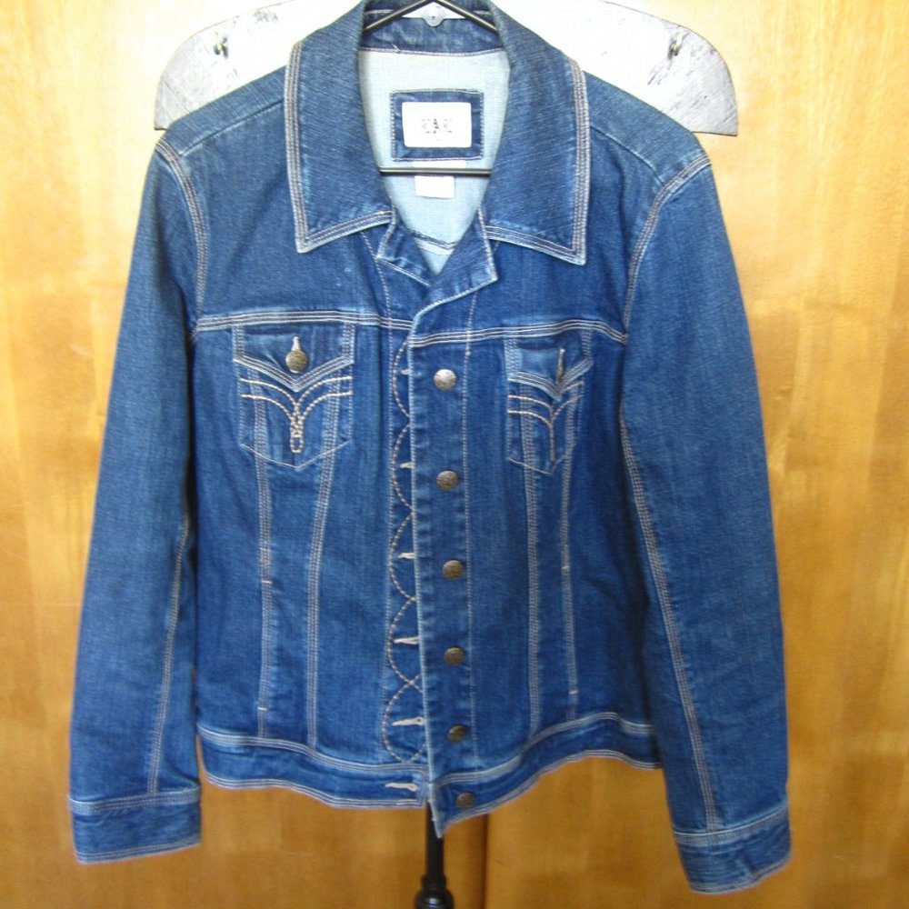 Euc Ladies Sz L Lai Jean Jacket